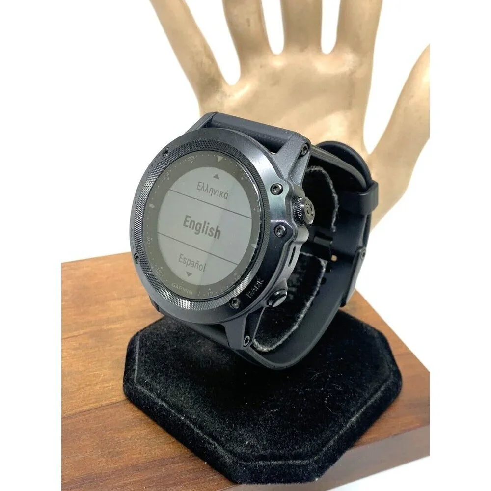 Garmin Tactix Bravo Men's Watch GPS Smartwatch Black Rubber Band 51mm